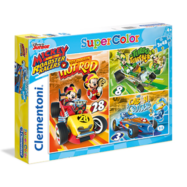 puzzle 3x48 Mickey & Roadster Racers              