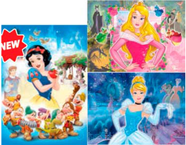 PUZZLE 3x48 Princesas                             