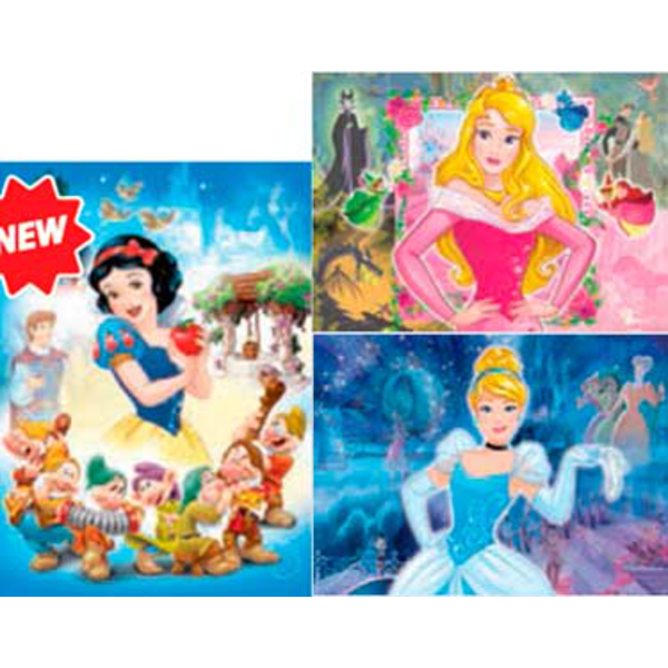 PUZZLE 3x48 Princesas                             