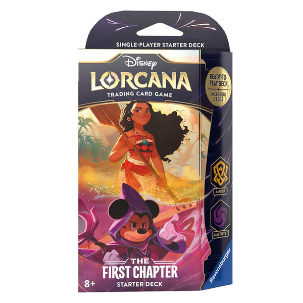 LORCANA STARTER DECK FIRST CHAPTER AMBER/AMETHYST 